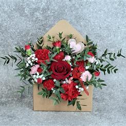 Valentine sent with love