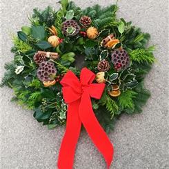 Christmas Door Wreath Workshop - Sun 30th Nov